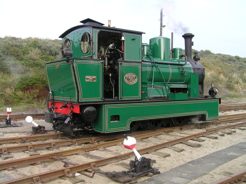 Henschel Steamlocomotive 50 At The RTM Museum Station De Punt The