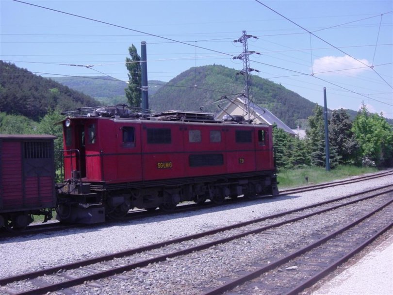 T9 B-b Electric At La Mure - Narrow Gauge Railway Photo Gallery