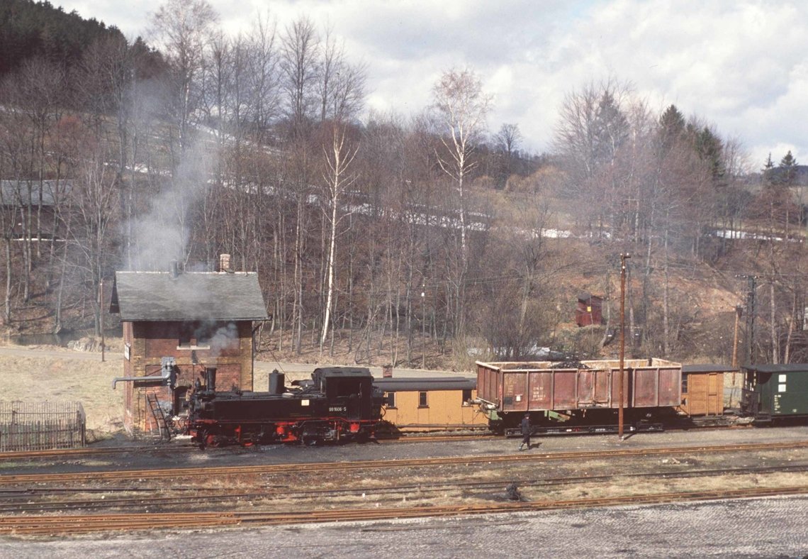 Freight train at Steinbach