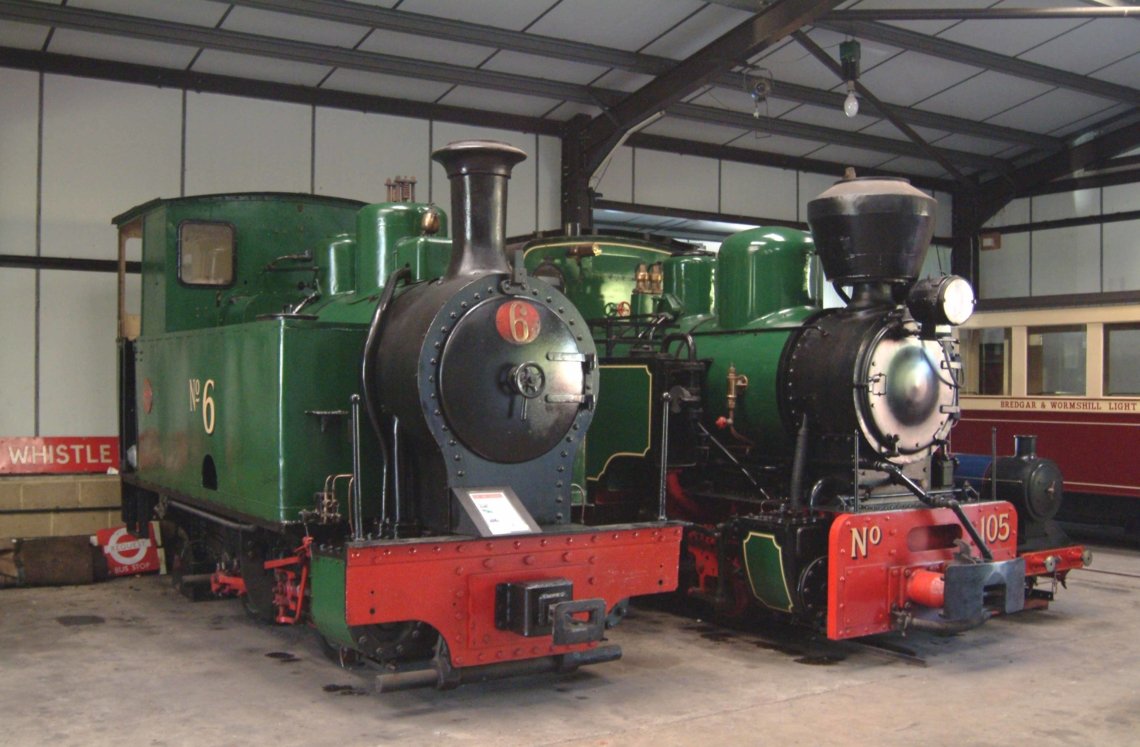 2'6" gauge locos at Bredgar