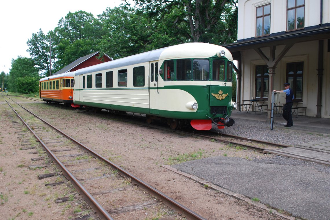 Railcars at Ankarsrum