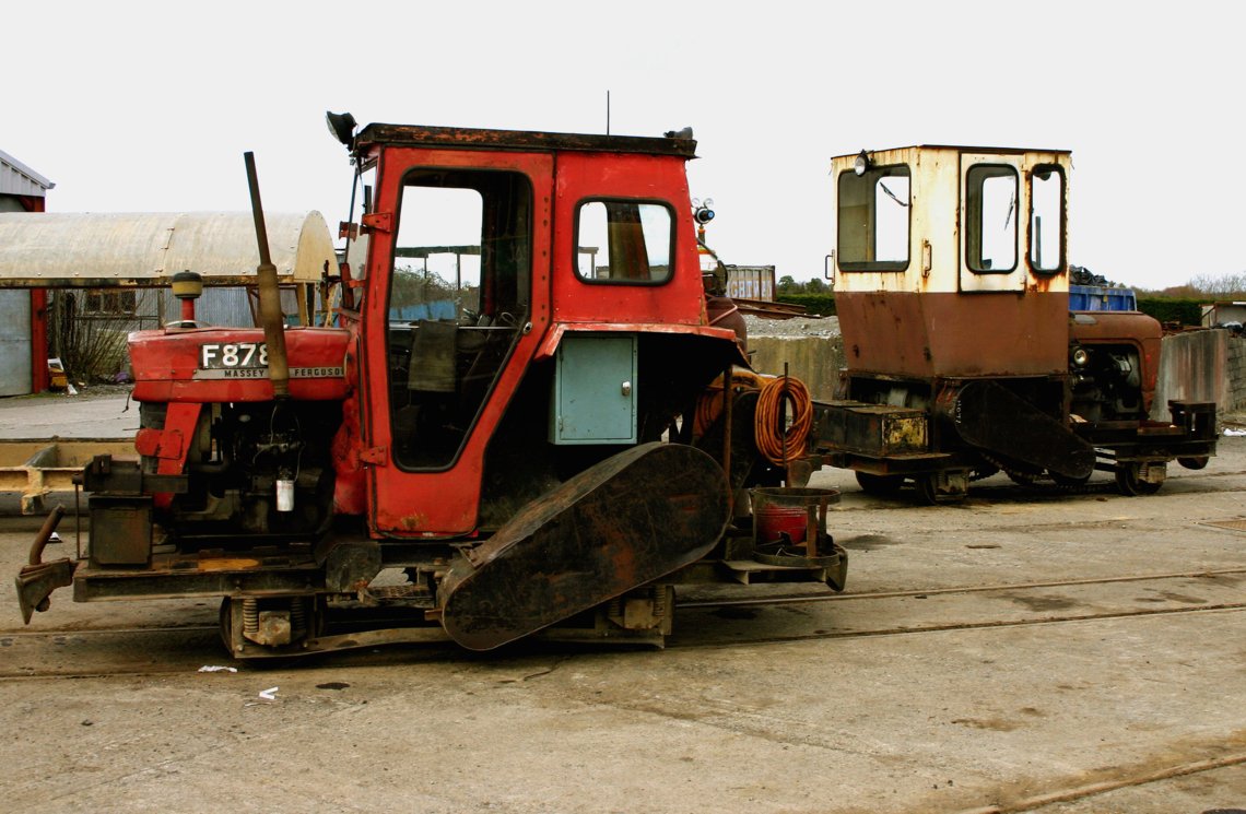 A pair of tractors