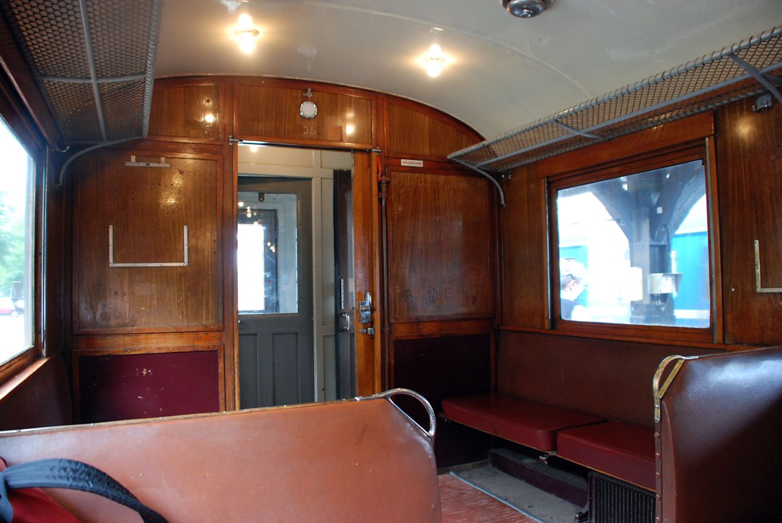Interior of Electric Railcar 35