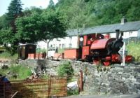 Corris No.3 with demonstration goods train