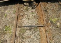 Over gauge by 132mm, just over 5 inches! Poorly maintained track results in derailments.